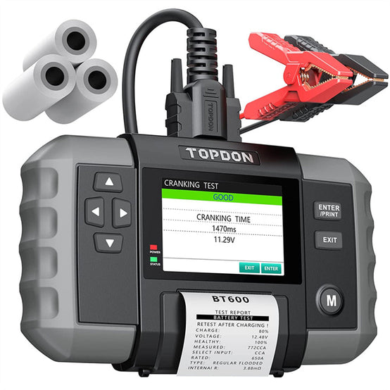 Topdon BT100W is a Battery Tester